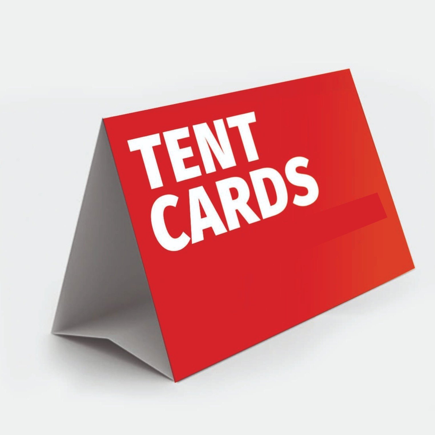 Triangular Tent Cards